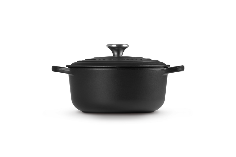 Olla Cocotte Le Creuset redonda con esmalte interior negro