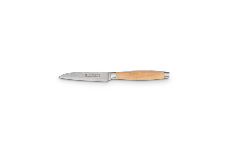 Cuchillo chef con mango en madera de olivo y hoja de acero inox [Valira]